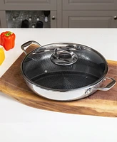 DiamondClad by Livwell 14" Hybrid Nonstick Everything Frying Pan & Lid