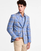 Tallia Men's Slim-Fit Printed Notch-Lapel Sport Coat