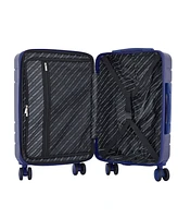 French Connection Saint Martin 4 Piece Hardside Luggage Set 4in1 Cup/Usb/Usb-c/Phone Holder