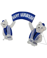 Northlight Led Polar Bear "Happy Hanukkah" Sign - 30-Inch