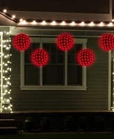 Northlight Led Starlight Sphere Hanging - 7.5-Inch - Red Lights