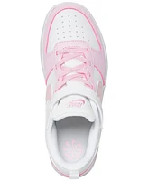 Nike Little Girls Court Borough Low Recraft Adjustable Strap Casual Sneakers from Finish Line