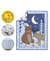 The Peanutshell Crib Bedding Set for Baby Boys, Under the Stars, 3 Pieces