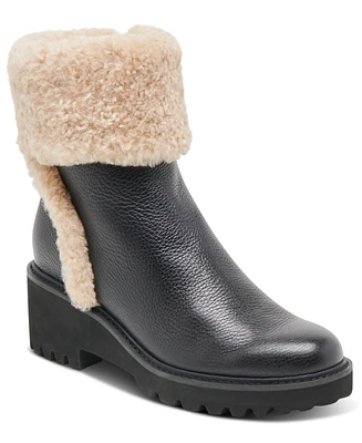 Dolce Vita Women's Hug H2O Faux-Fur-Trim Booties