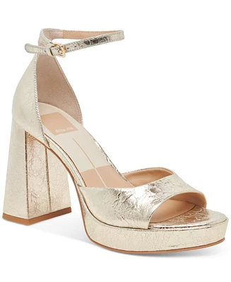 Dolce Vita Women's Pandro Platform Two-Piece Dress Sandals