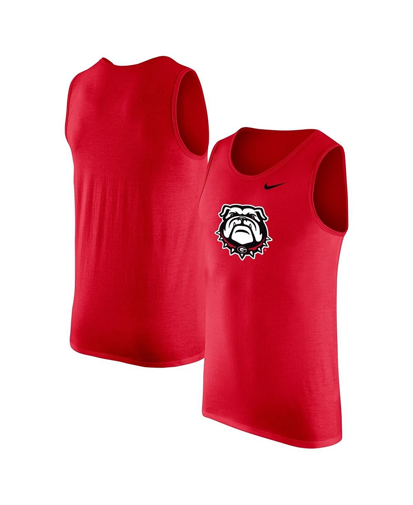 Nike Men's Red Georgia Bulldogs Tank Top