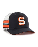 '47 Brand Men's Navy Syracuse Orange Straight Eight Adjustable Trucker Hat