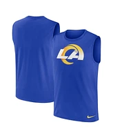 Nike Men's Royal Los Angeles Rams Blitz Legend Muscle Perform Tank Top