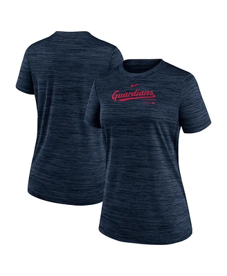 Nike Women's Navy Cleveland Guardians Authentic Collection Velocity Performance T-Shirt