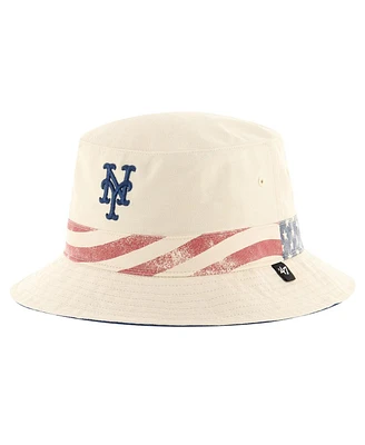 '47 Brand Men's Khaki New York Mets Glory Daze Bucket Hat