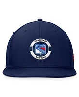 Fanatics Men's Navy New York Rangers Authentic Pro Training Camp Snapback Hat