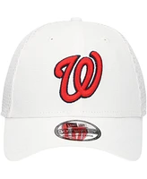 New Era Men's White Washington Nationals Neo 39THIRTY Flex Hat