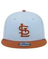 New Era Men's Light Blue St. Louis Cardinals Spring Color Two-Tone 9FIFTY Snapback Hat