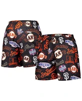 Pro Standard Men's Black San Francisco Giants Toss Logo Woven Shorts