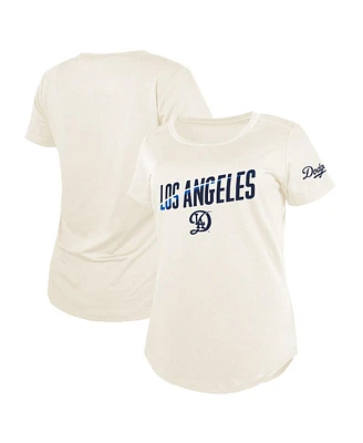 New Era Women's Cream Los Angeles Dodgers 2024 City Connect T-Shirt