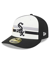 New Era Men's Cream/Black Chicago White Sox 2024 Mlb All-Star Game Workout Low Profile 59FIFTY Hat