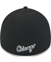 New Era Men's Cream/Black Chicago White Sox 2024 Mlb All-Star Game Workout 39THIRTY Flex Hat