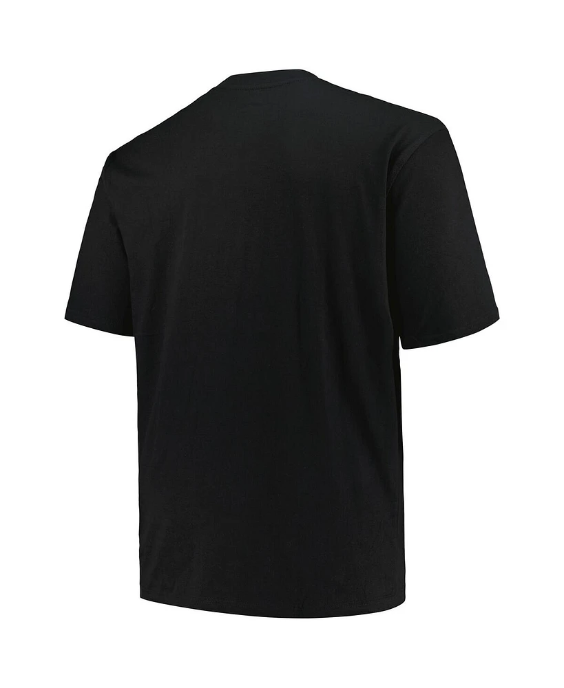 Fanatics Men's Black Kansas City Chiefs Big Tall Pop T-Shirt