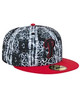 New Era Men's Black Philadelphia Phillies Sands 59FIFTY Fitted Hat