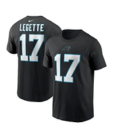 Nike Men's Xavier Legette Black Carolina Panthers 2024 Nfl Draft First Round Pick Name Number T-Shirt