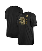 New Era Men's Black San Diego Padres 2024-Armed Forces Day T-Shirt