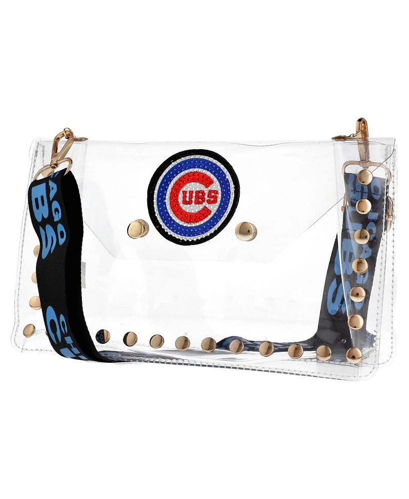 Cuce Chicago Cubs Crystal Clear Envelope Crossbody Bag