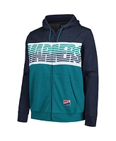 New Era Women's Aqua Seattle Mariners Plus Colorblock Full-Zip Hoodie