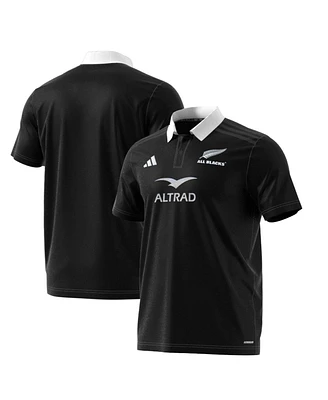 Adidas Men's Black New Zealand Rugby 2024/25 Aeroready Polo