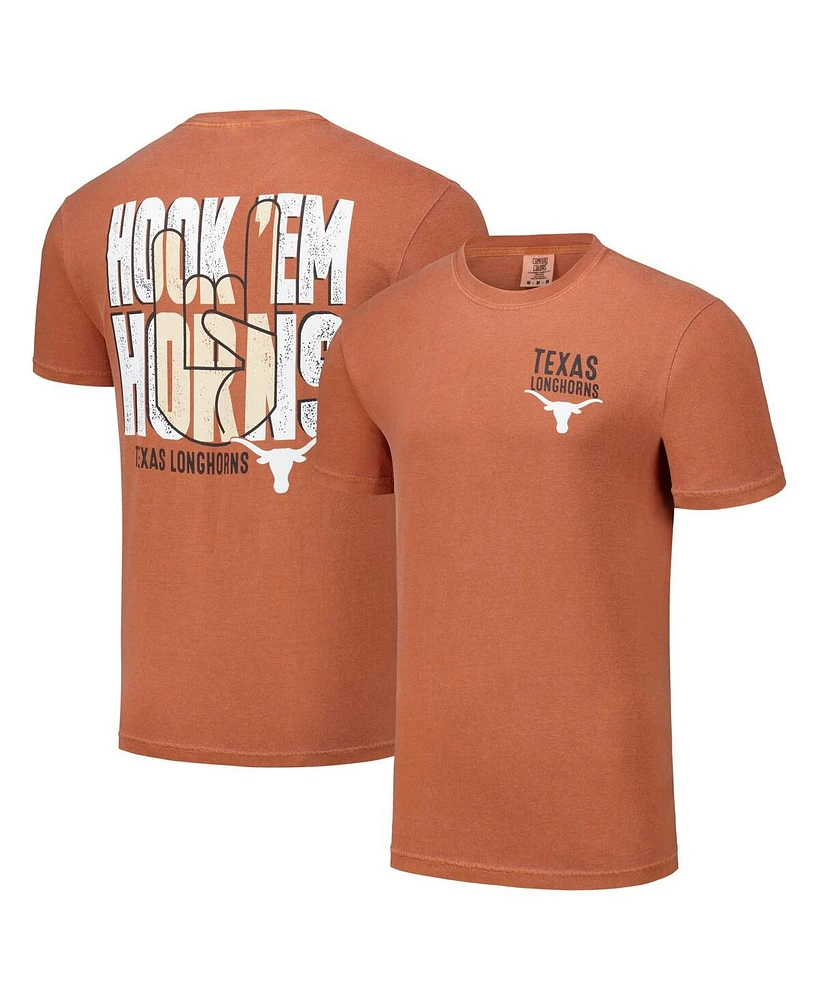 Image One Men's and Women's Orange Texas Longhorns Hyper Local Phrase Overlay T-Shirt