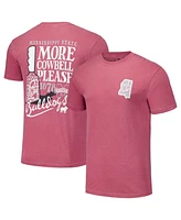 Image One Men's and Women's Maroon Mississippi State Bulldogs Hyper Local Hail Cowbell T-Shirt