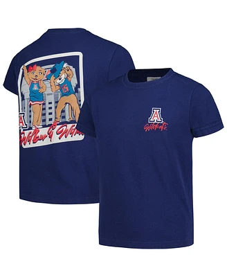 Image One Big Boys and Girls Navy Arizona Wildcats Hyperlocal Comfort Colors T-Shirt