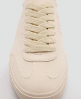 Mango Women's Canvas Laced Sneakers