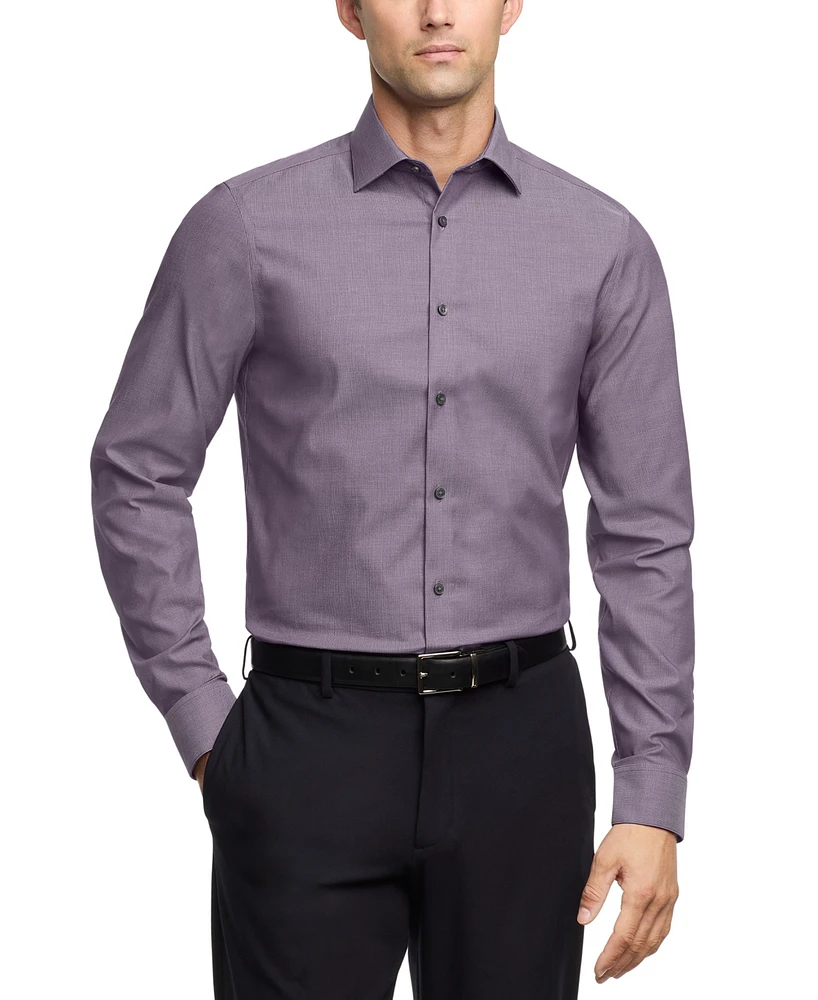 Calvin Klein Steel Men's Slim Fit Pincord Dress Shirt