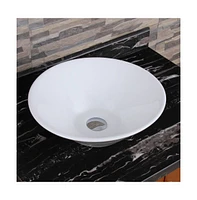 Streamdale Furniture Stylish Ceramic Above-Counter Bathroom Sink