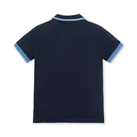 Hope & Henry Boys Organic Short Sleeve Knit Pique Polo Shirt