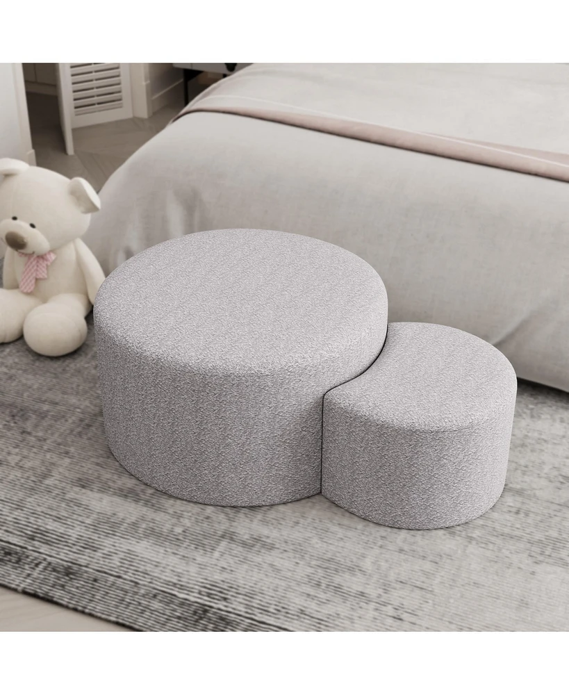 Simplie Fun Nesting Ottoman Coffee Tables: Cozy & Versatile