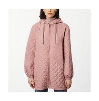 Bernardo Women's Quilted Swing Coat