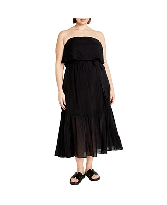 City Chic Plus Pia Maxi Dress