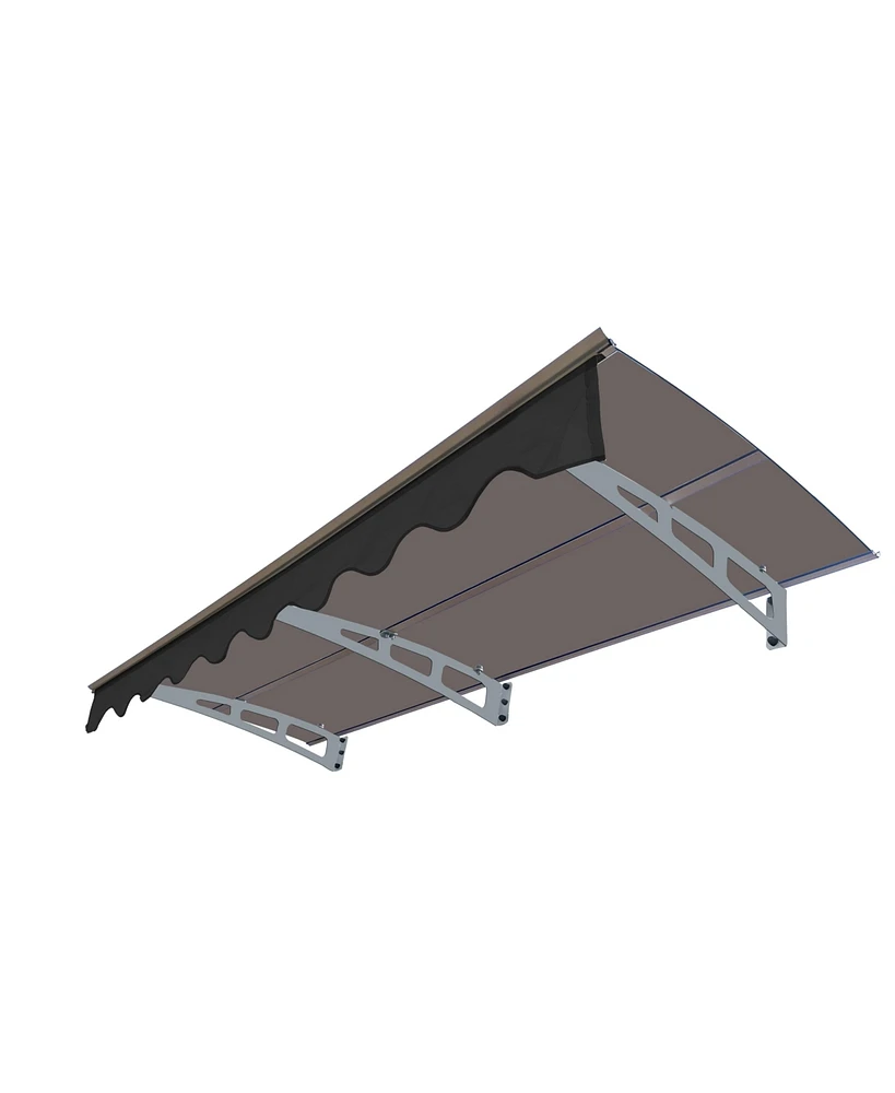 Simplie Fun 79" x 34" Polycarbonate Awning Canopy