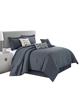 Closeout! Stratford Park Arven Textured 7-Pc. Comforter Set, King