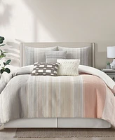 Stratford Park Cosette Stripe 7-Pc. Comforter Set