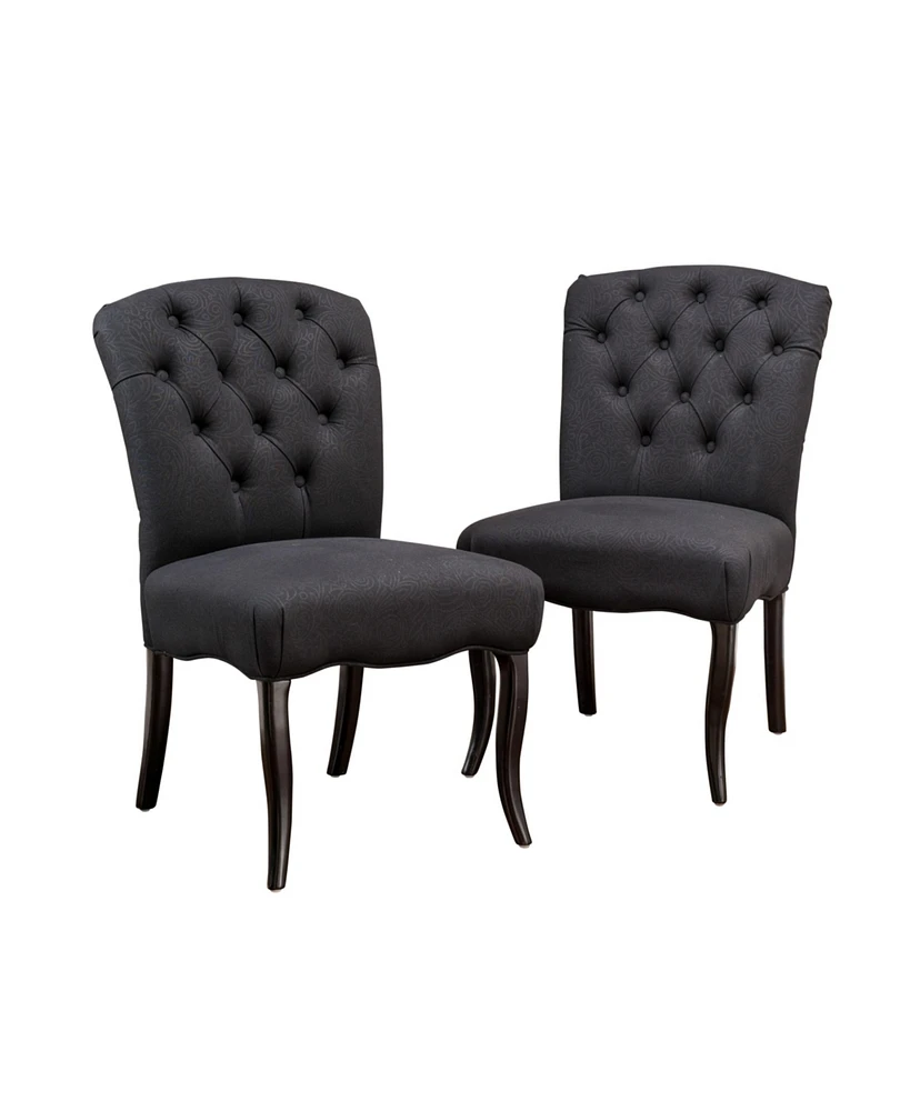 Simplie Fun Hayden Tufted Dining Chair Set Of 2