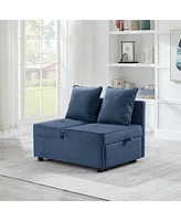 4-in-1 Sofa Bed: Recliner, Couch, Sleeper, Loveseat