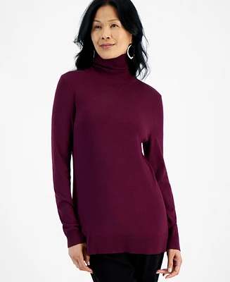 Style & Co Women's Turtleneck Long-Sleeve Sweater, Created for Macy's