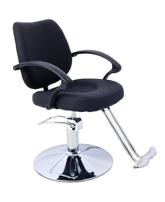 Simplie Fun Heavy-Duty Salon Chair with Hydraulic Pump and Barber Cape