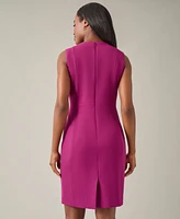Kasper Women's Sleeveless Princess-Seam Sheath Dress