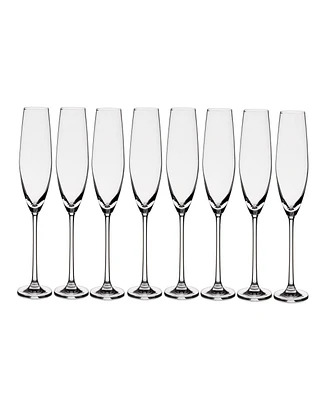 Anchor Hocking Champagne Flutes Glasses, Set of 8