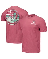 Image One Men's and Women's Maroon Texas A&M Aggies Scenic Comfort Colors T-Shirt