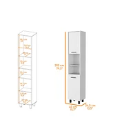 Fm Furniture Sheffield 2-Door Pantry Cabinet