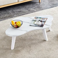 Streamdale Furniture Cloud-Shaped Modern Coffee Table